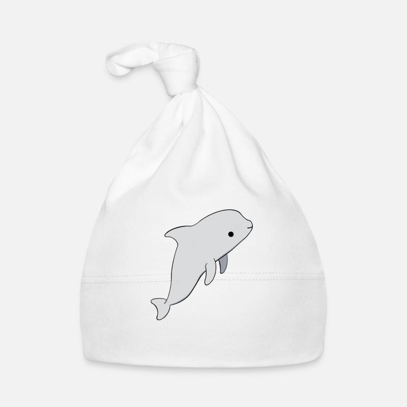 Adorable Dolphin Organic Baby Cap