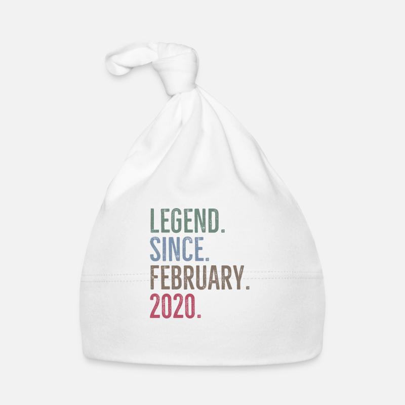 Legend Since February 2020 Organic Baby Cap