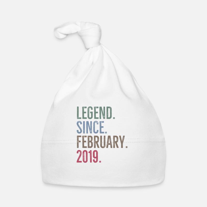 Legend Since February 2019 Organic Baby Cap