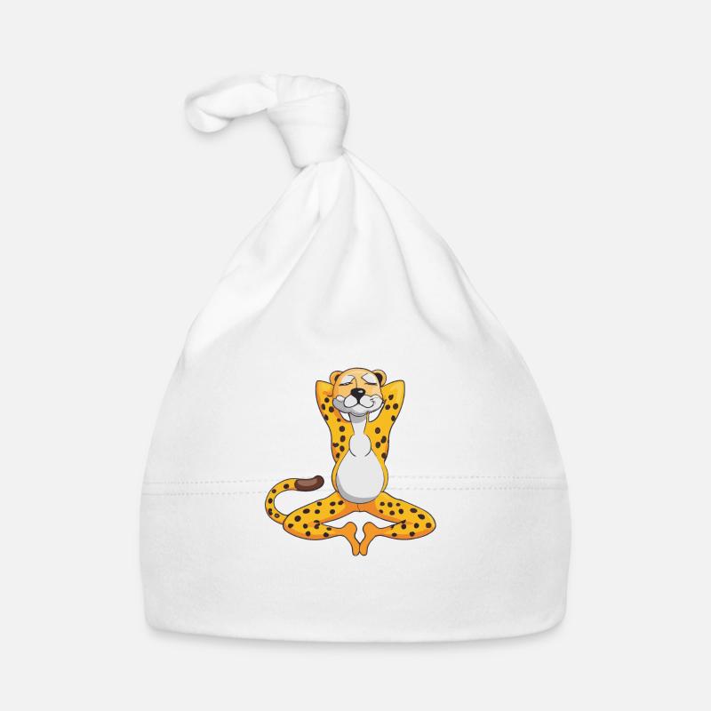 Idée cadeau de repos et de refroidissement de guépard Bonnet bio Bébé