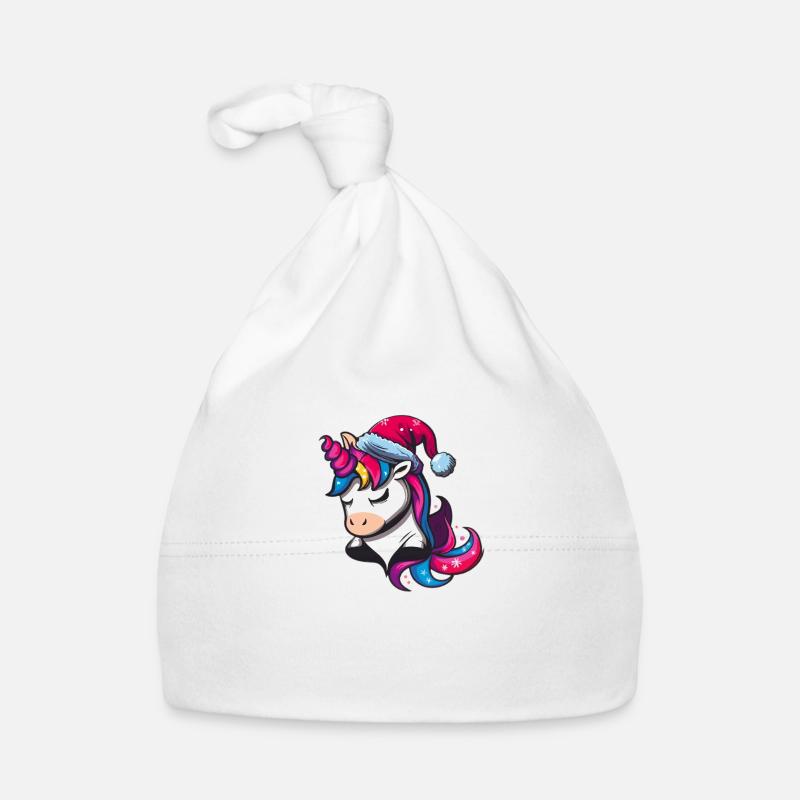 Licorne festive Bonnet bio Bébé