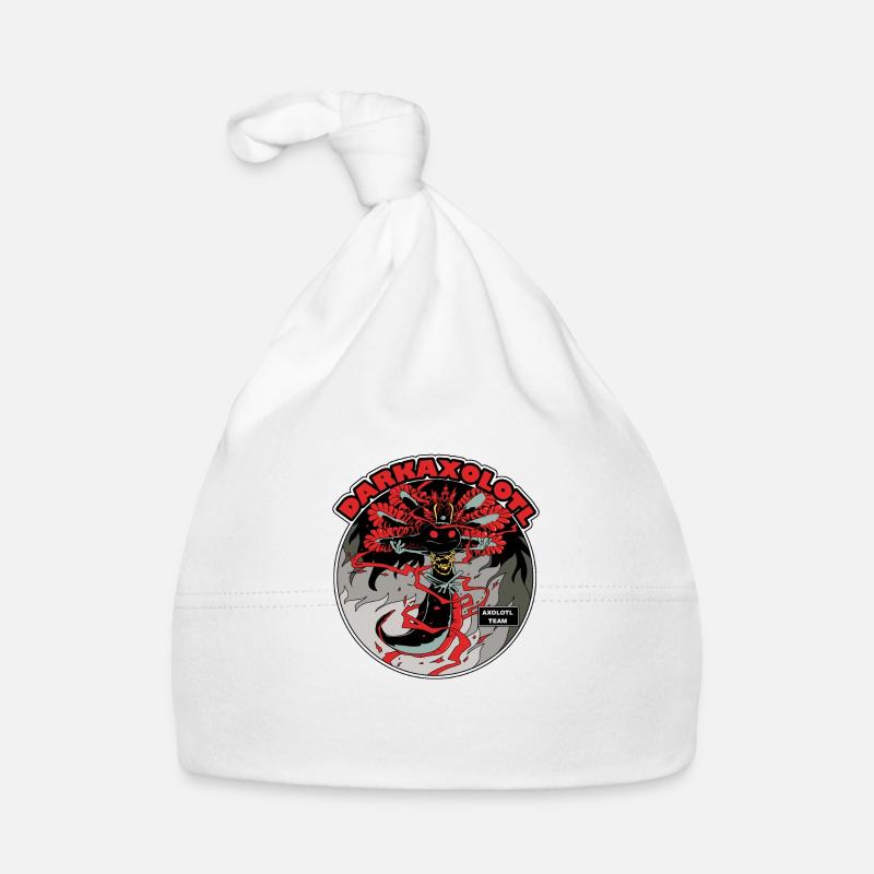 Darkaxolotl - Bonnet bio Bébé - blanc