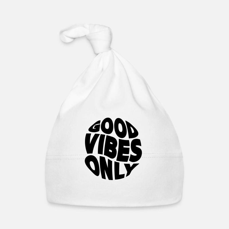Good Vibes Only Organic Baby Cap