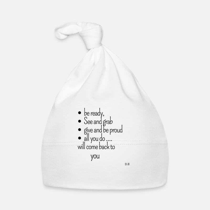 Be ready..... Baby Bio-Mütze