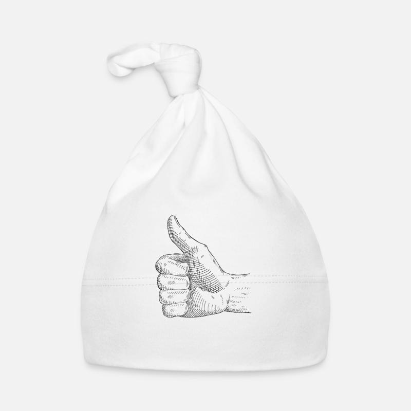 Daumen Hoch Unisex Dump Up OK Baby Bio-Mütze