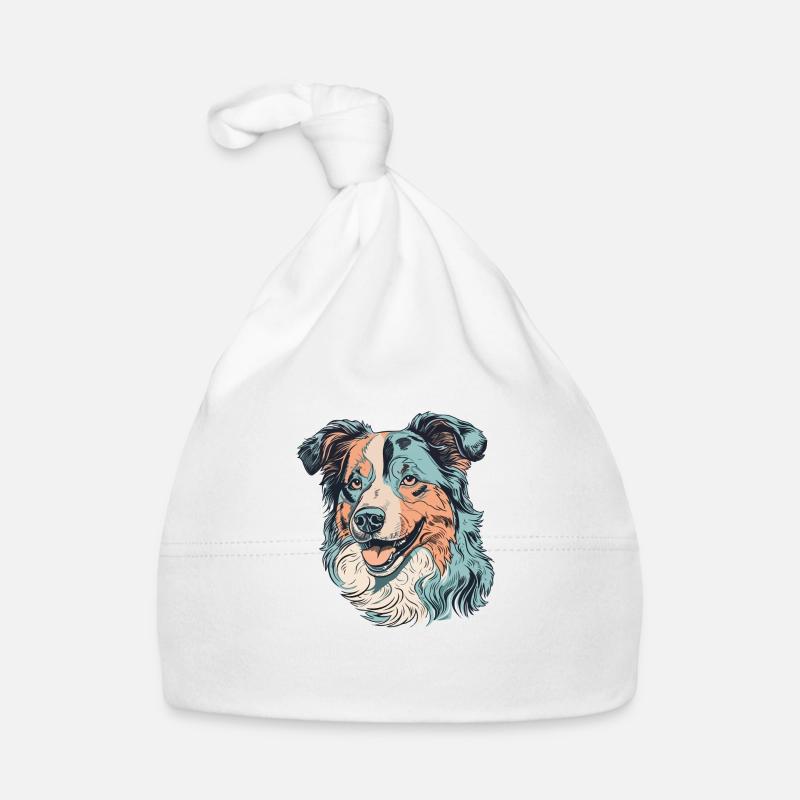 Australian Shepherd Organic Baby Cap