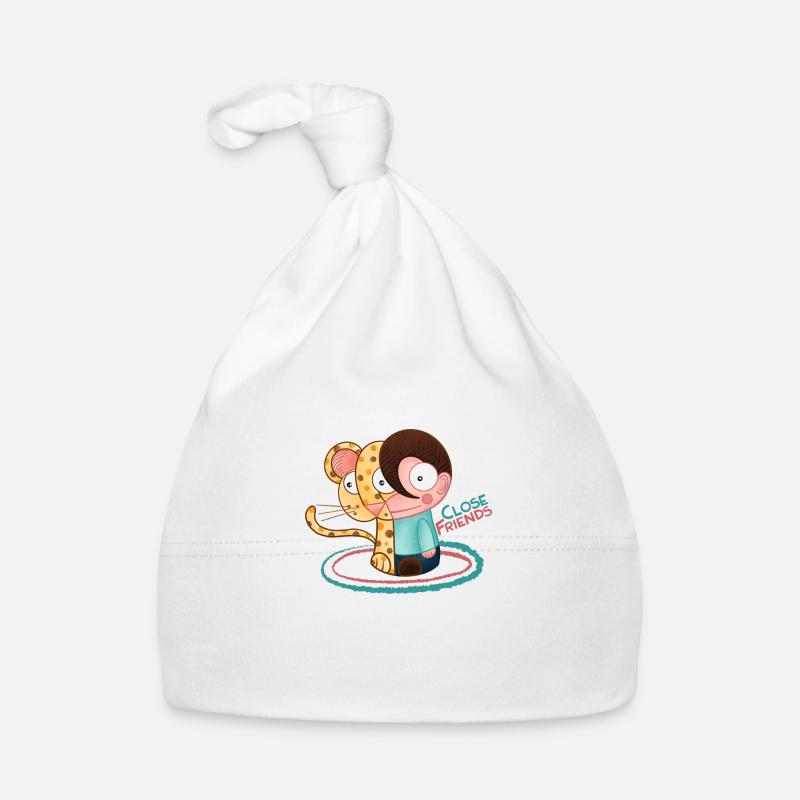 Amis proches - Bonnet bio Bébé - blanc