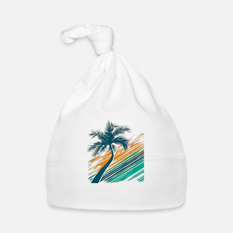 Palm Tree Logo Baby Bio-Mütze