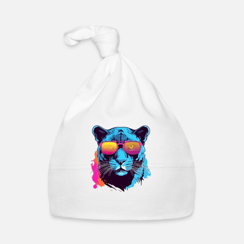 Nila der Panther Baby Bio-Mütze
