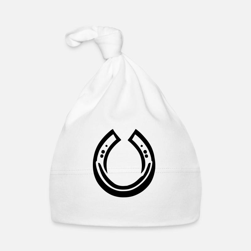 Hufeisen Vektor Geschenkidee Baby Bio-Mütze