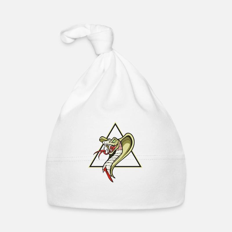 Beautiful snake design cobra Organic Baby Cap