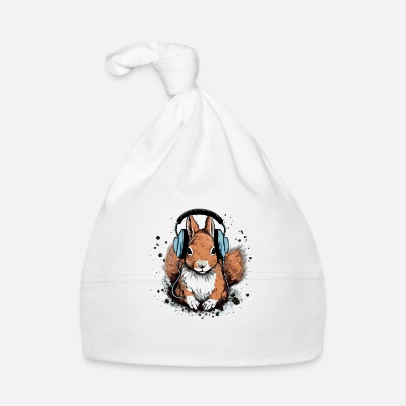 Jiko das audiophile Eichhörnchen Baby Bio-Mütze