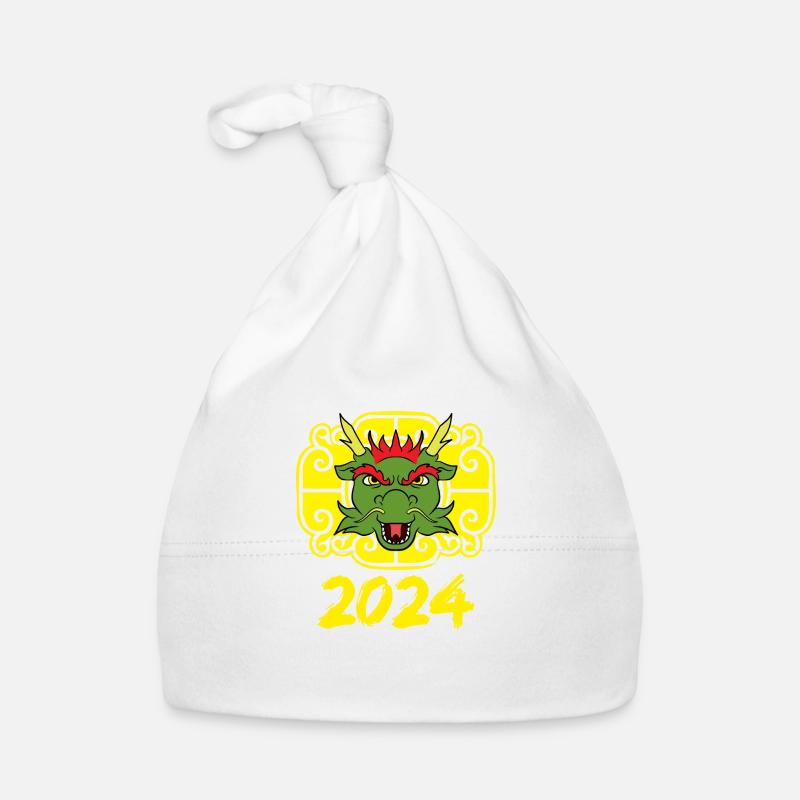 Chinesisches Neujahr Drache Vietnam I Geschenk Baby Bio-Mütze