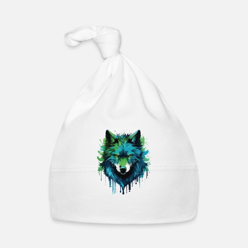 Loup Graffiti Bonnet bio Bébé