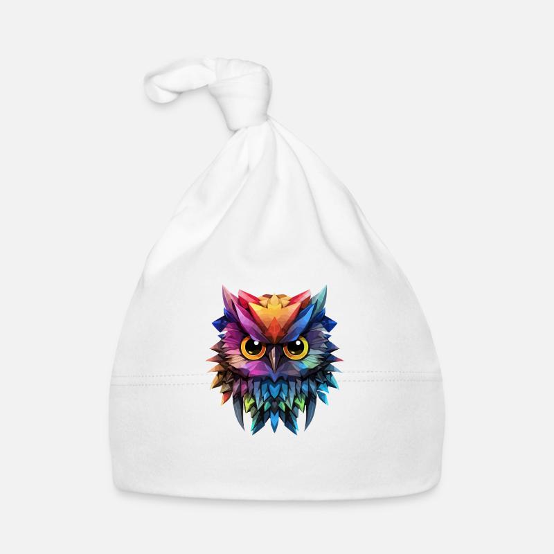 Graffiti Owl Organic Baby Cap