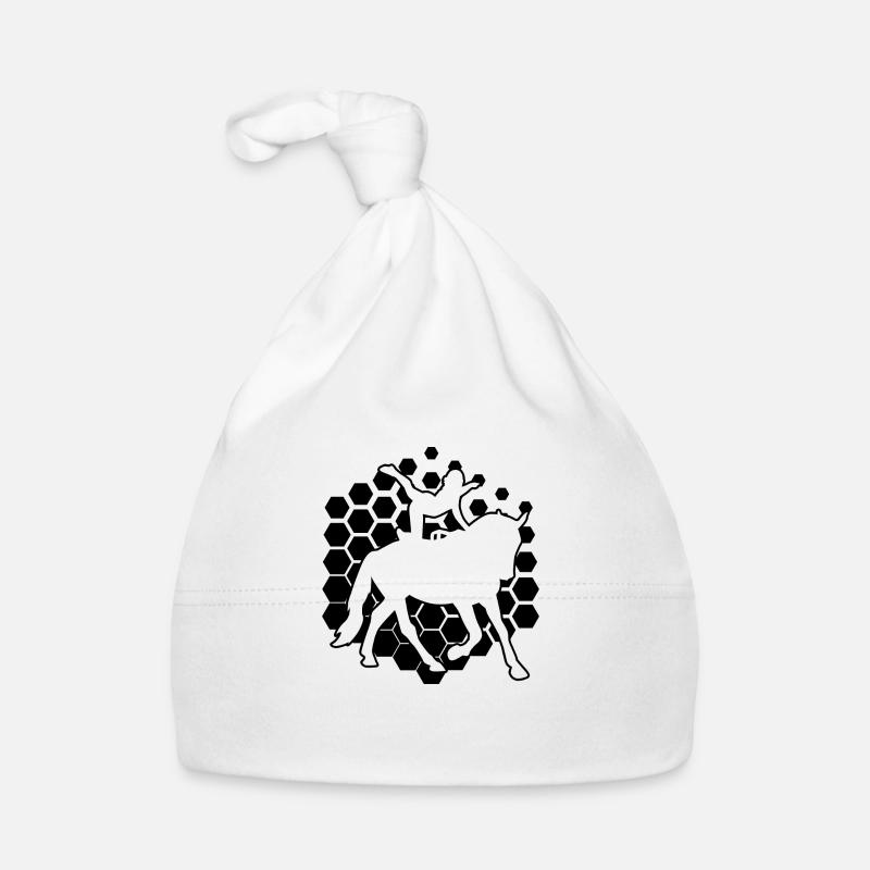 Acrobatics on horseback, team vaulting Organic Baby Cap