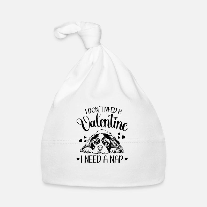 Cavalier King Charles Spaniel Valentine Wilsigns Baby Bio-Mütze