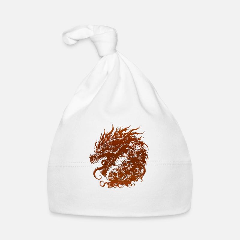 Fantasy Dragon Anime Dragon head Mythical reptile magic Organic Baby Cap