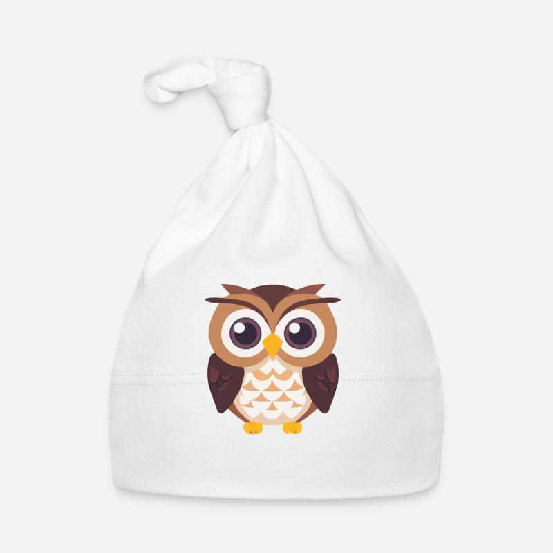 Uhu Eule Vogel baby Baby Bio-Mütze