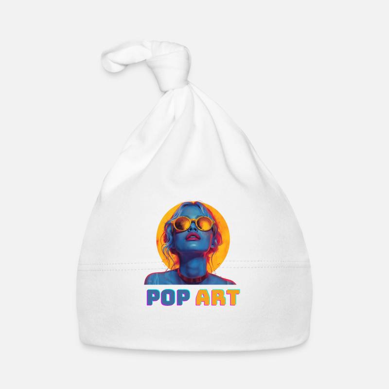 Pop Art Baby Bio-Mütze