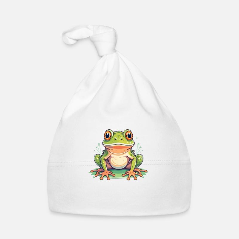 Frosch Baby Bio-Mütze