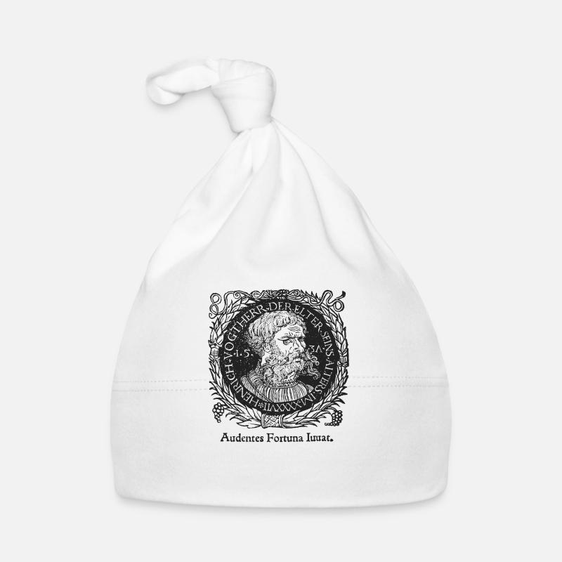 Glück hilft den Mutigen Baby Bio-Mütze