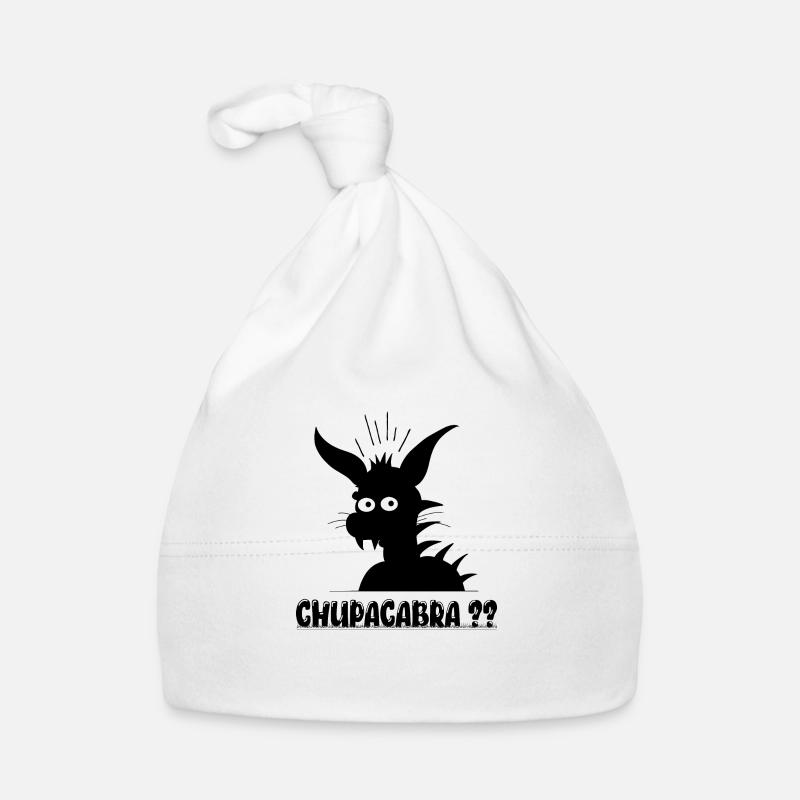 Chupacabra Illustration de dessin animé minimale drôle Bonnet bio Bébé