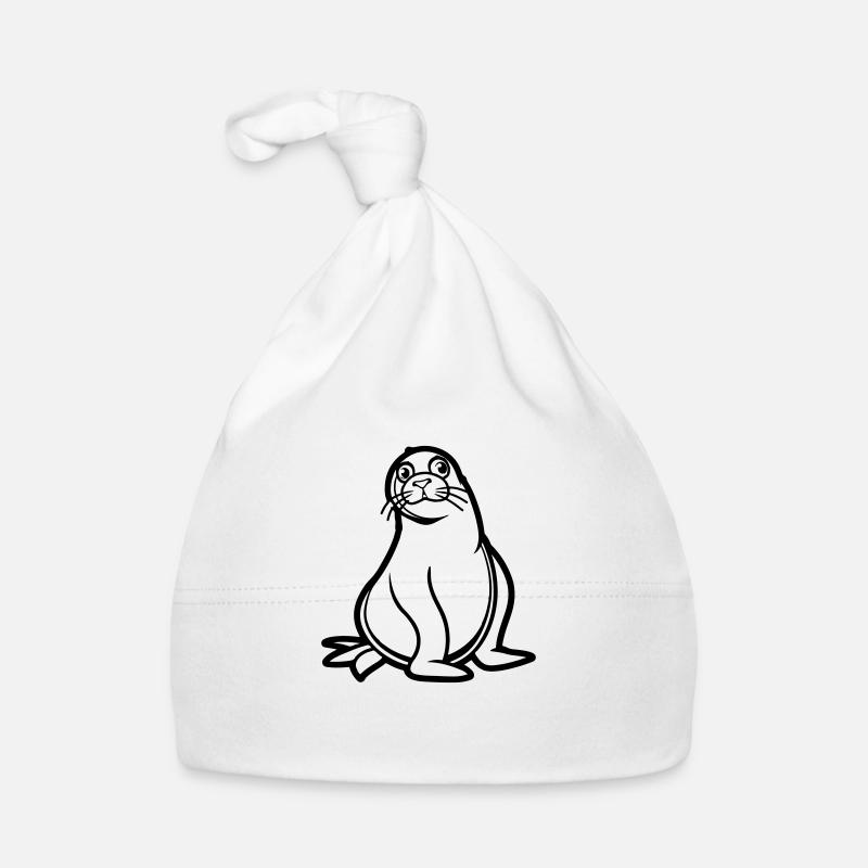 Bande dessinée du sceau Bonnet bio Bébé