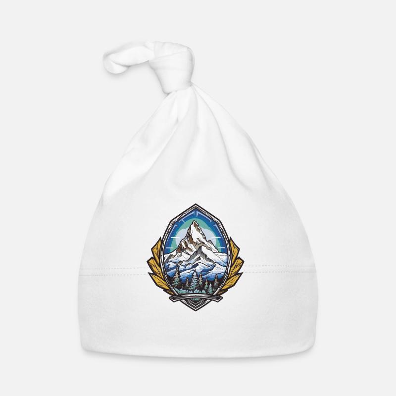 Berge Mountains Organic Baby Cap