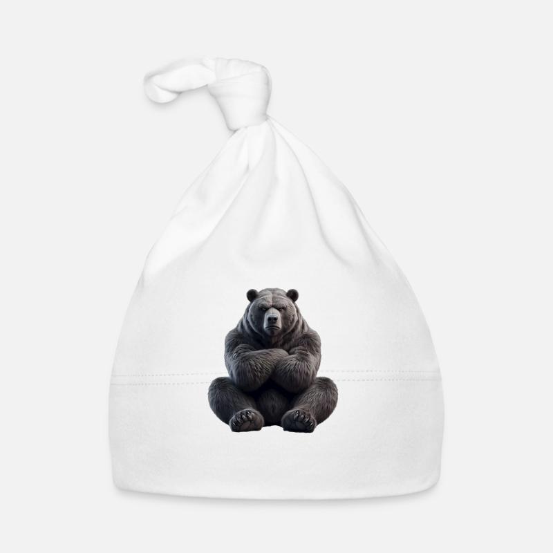Ours sinistre 1 Bonnet bio Bébé
