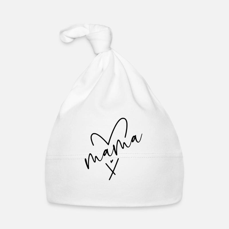 DZ00013 MAMA LIEBE Baby Bio-Mütze