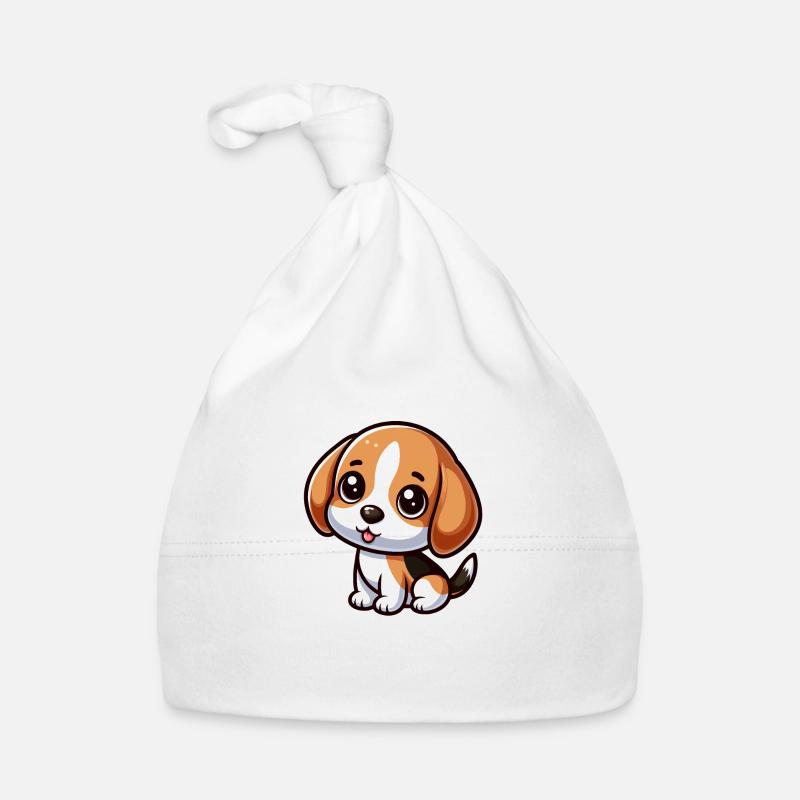Chibi Beagle Hund Baby Bio-Mütze