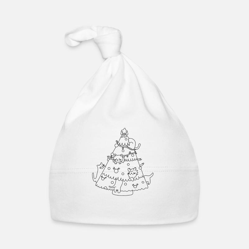 Weihnachtsbaum Baby Bio-Mütze