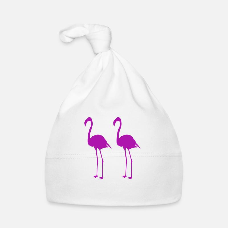 flamingos Baby Bio-Mütze