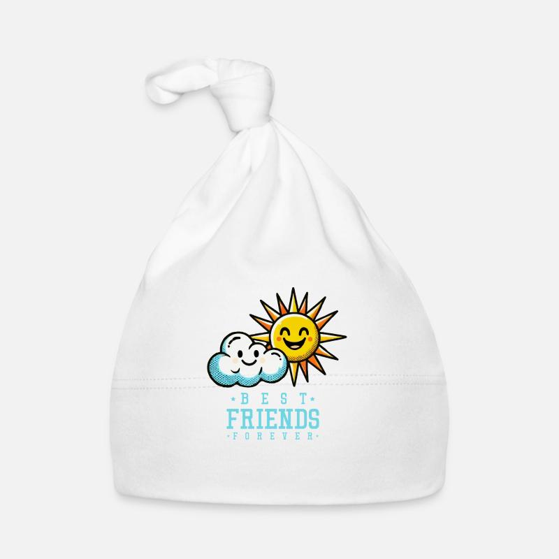 wolke sonne best friends Baby Bio-Mütze