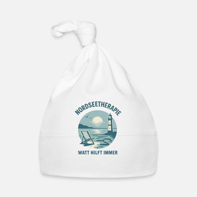 Nordseetherapie - Watt hilft immer Baby Bio-Mütze