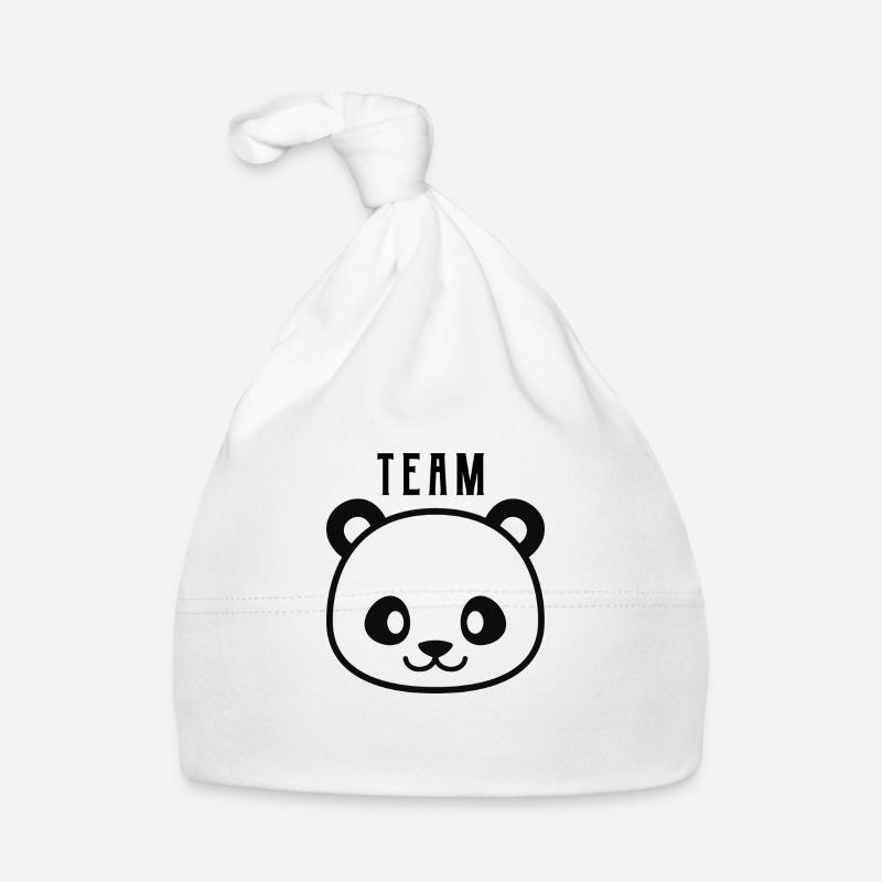 Team Panda Bonnet bio Bébé