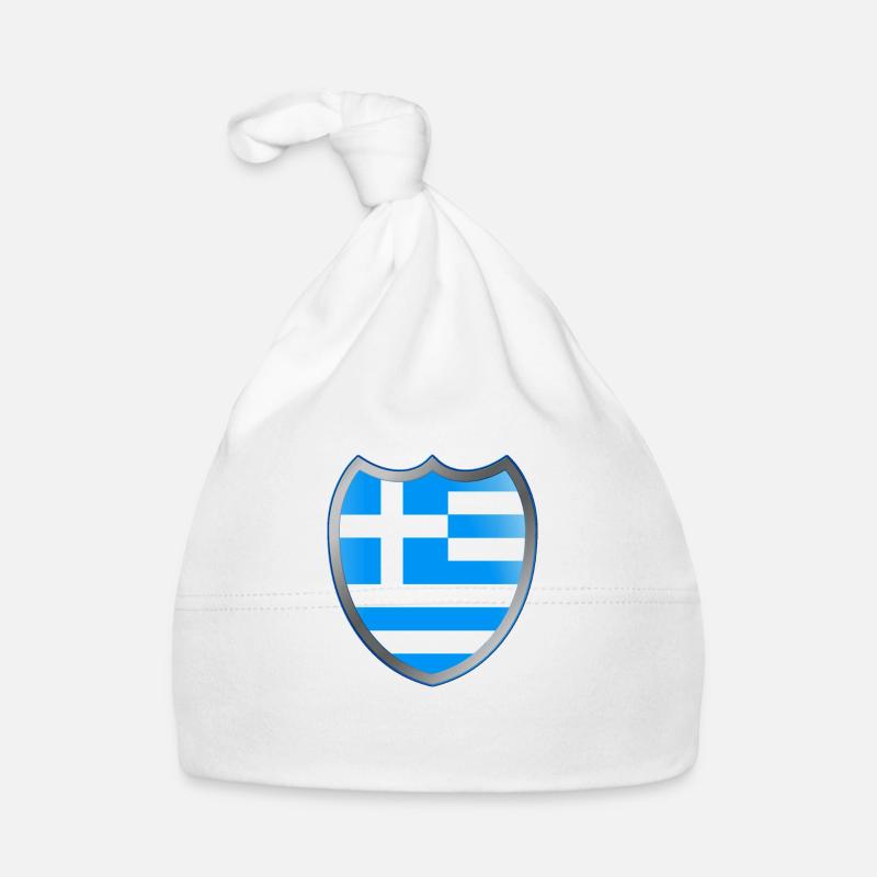Grèce (Griechenland_Wappen) Bonnet bio Bébé