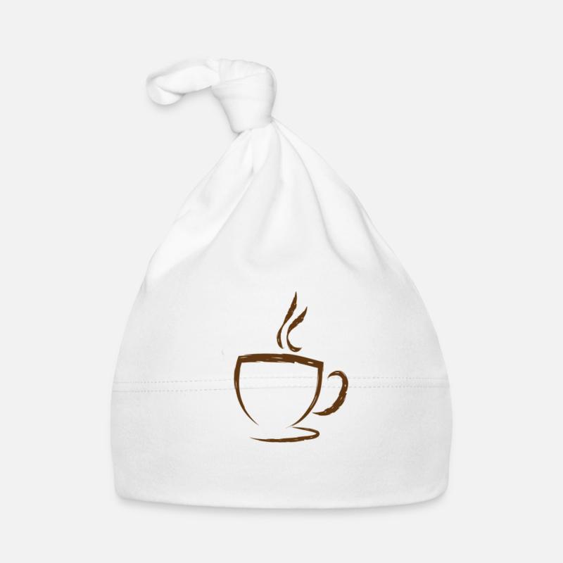 koffie koffie Bio-muts voor baby's