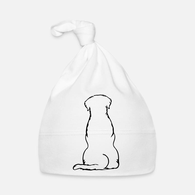 Labbi_sitzend_Back Baby Bio-Mütze