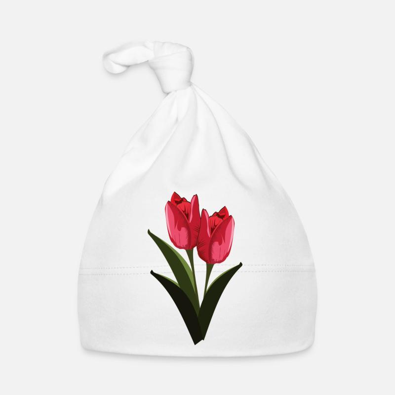tulips Organic Baby Cap