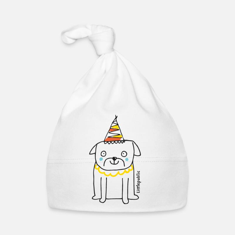 Partymops | couleur | peu publique Bonnet bio Bébé
