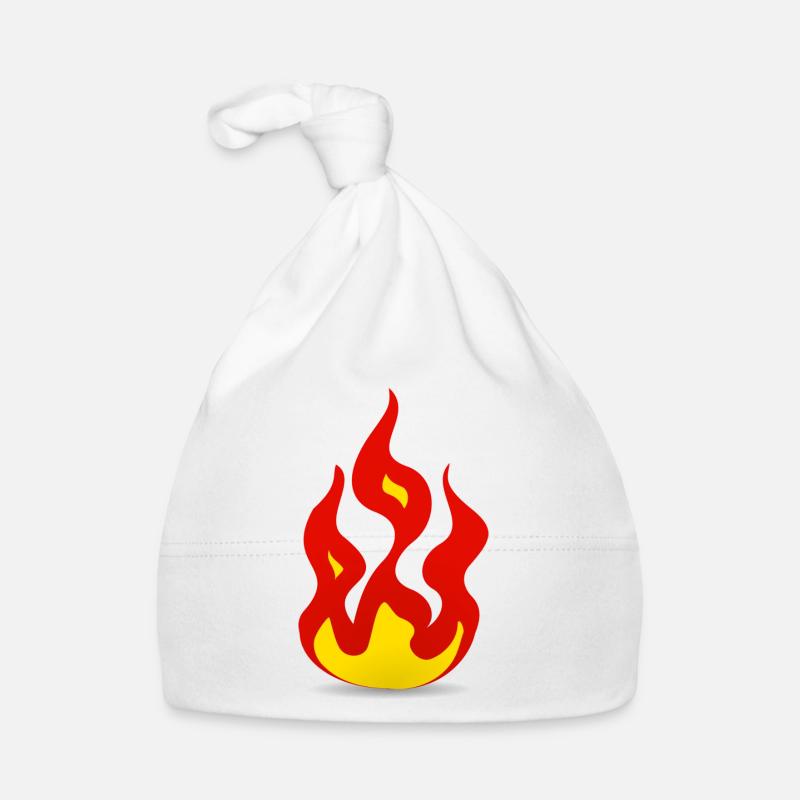 Flammes de feu Bonnet bio Bébé