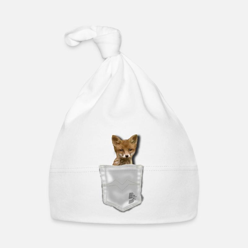 pocket fox by customstyle Bonnet bio Bébé