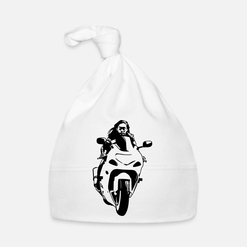 motorcycle vect by CustomStyle Organic Baby Cap