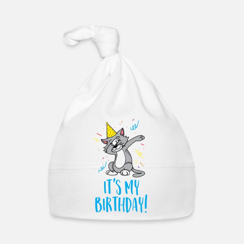 C'est mon anniversaire Bonnet bio Bébé