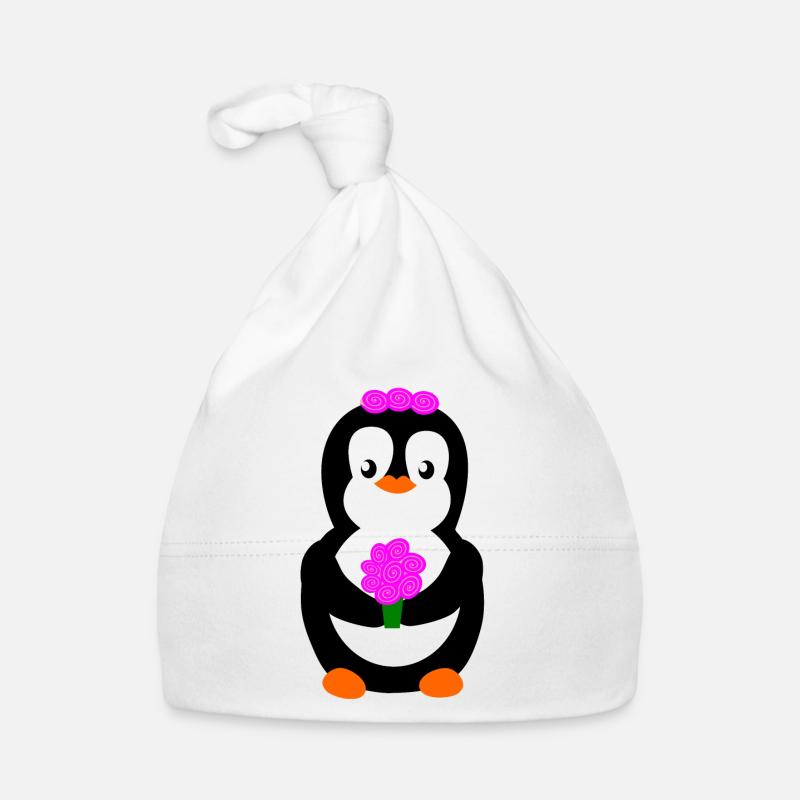 pengiun bride Bonnet bio Bébé