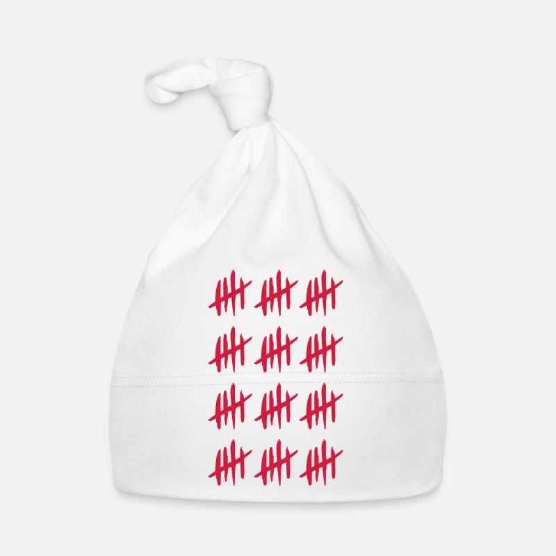 60_stripes Baby Bio-Mütze