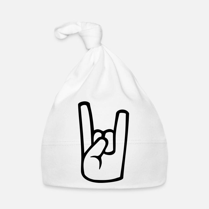 rock and roll Organic Baby Cap
