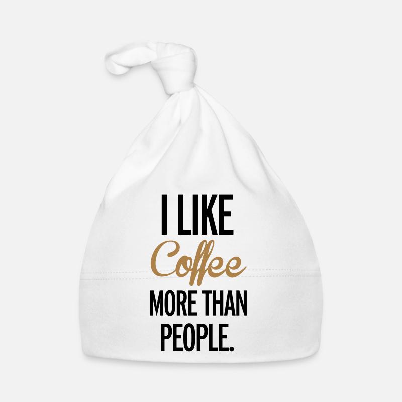 Coffee - Bonnet bio Bébé - blanc